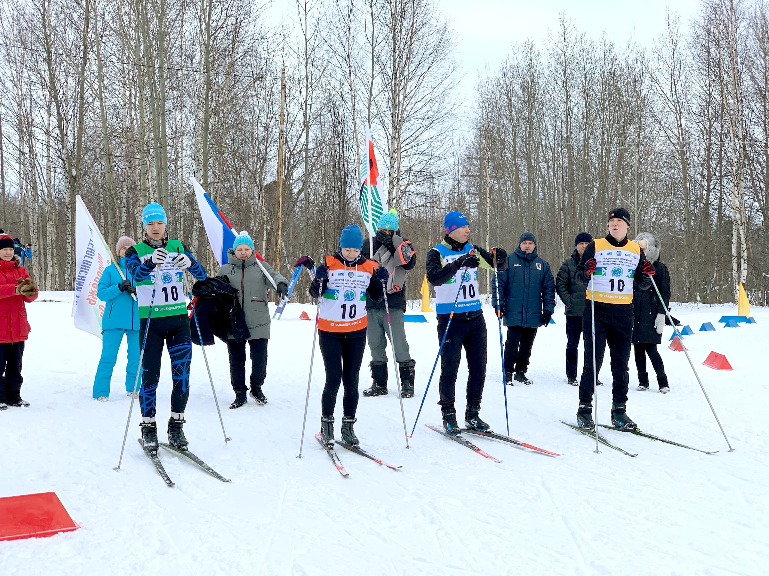 Лыжные гонки в Пойковском.