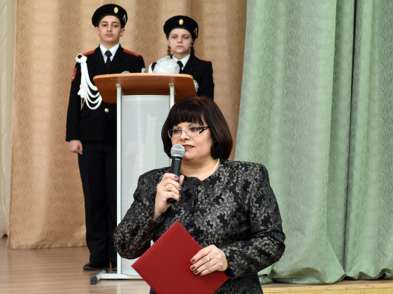 Торжественная церемония посвящения в кадеты 23.03.2017.