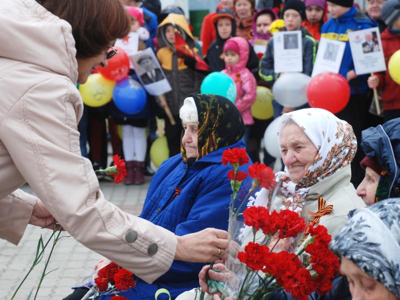 Празднование 70-ой годовщины Дня Победы в Великой Отечественной войне в поселениях 09.05.2015.