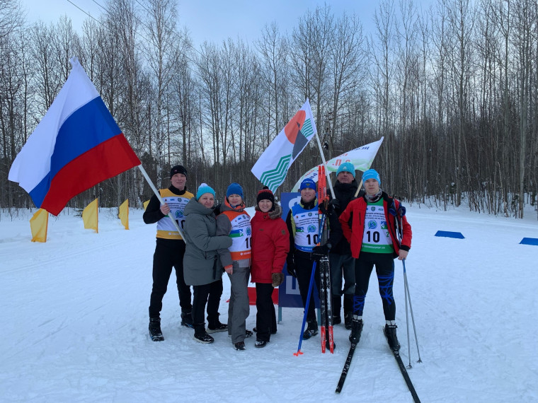 Лыжные гонки в Пойковском.